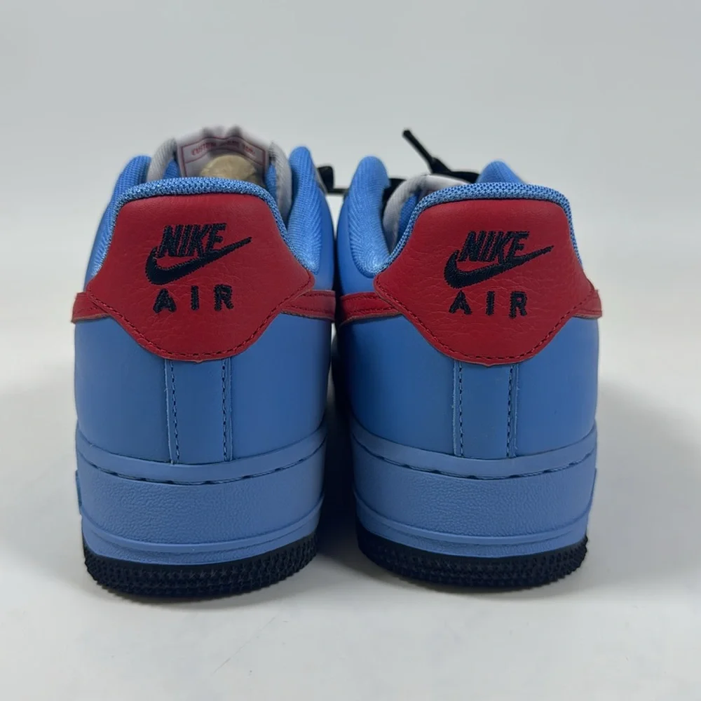 Women’s Nike Air Force 1 Low ESS Nike By You Red/Blue HF0663-900 size 8 - Picture 4 of 4